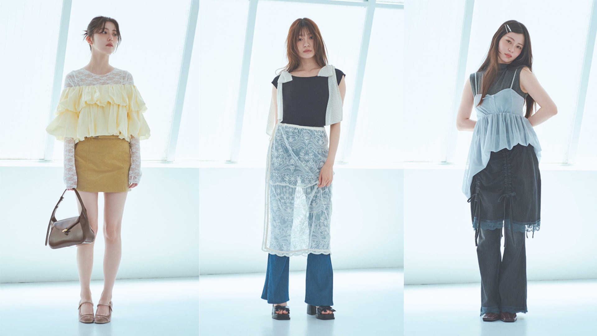 シアーな服を一点投入♡ おしゃれ上級者な【透け感コーデ】着こなしテク