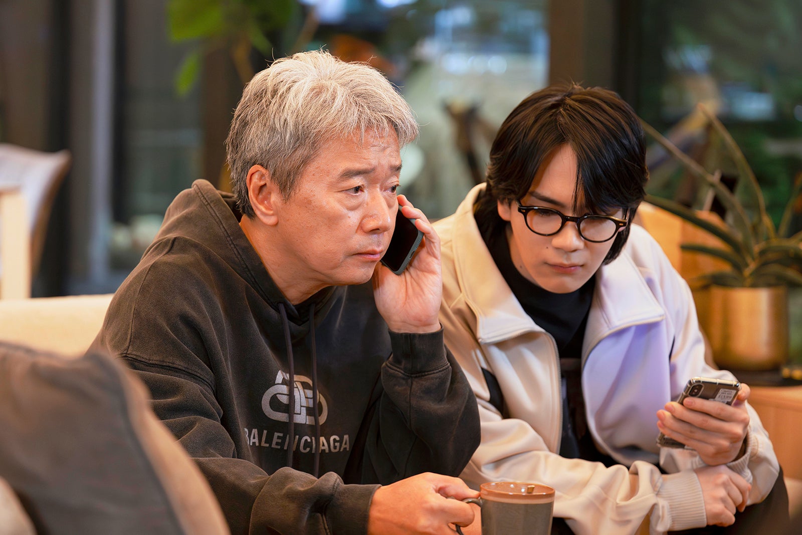 尾美としのり、豆原一成「海に眠るダイヤモンド」最終話（C）TBSスパークル／TBS