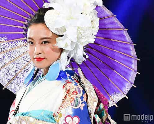 小島瑠璃子の着物姿が目を見張る美しさ…インスタ映え狙えるトレンド感溢れる着こなし
