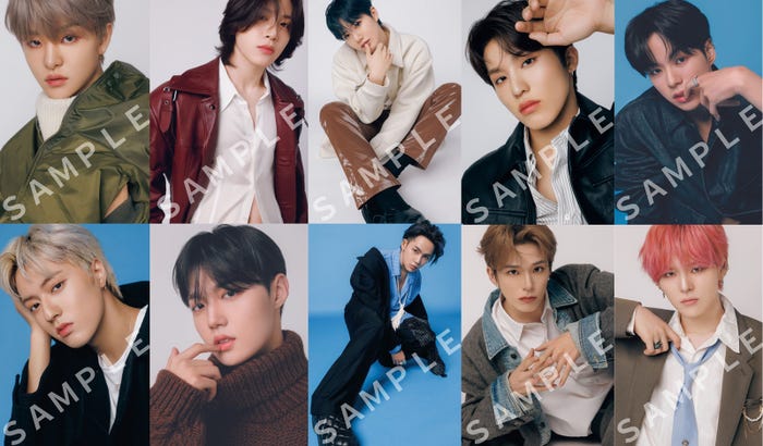 TREASURE/フォトカード見本10種(画像提供:講談社)