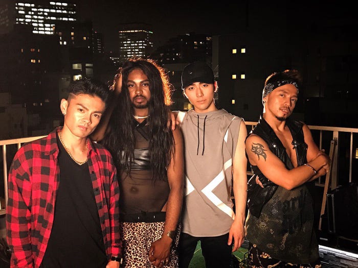 (左から)龍太-Ryota-、Cody、矢内康洋、ICHI(提供写真)