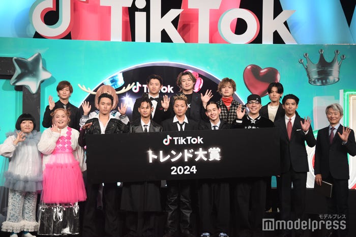 「TikTokトレンド大賞2024」受賞者(C)モデルプレス
