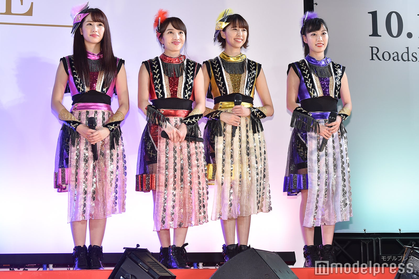 佐々木彩夏、百田夏菜子、玉井詩織、高城れに （C）モデルプレス