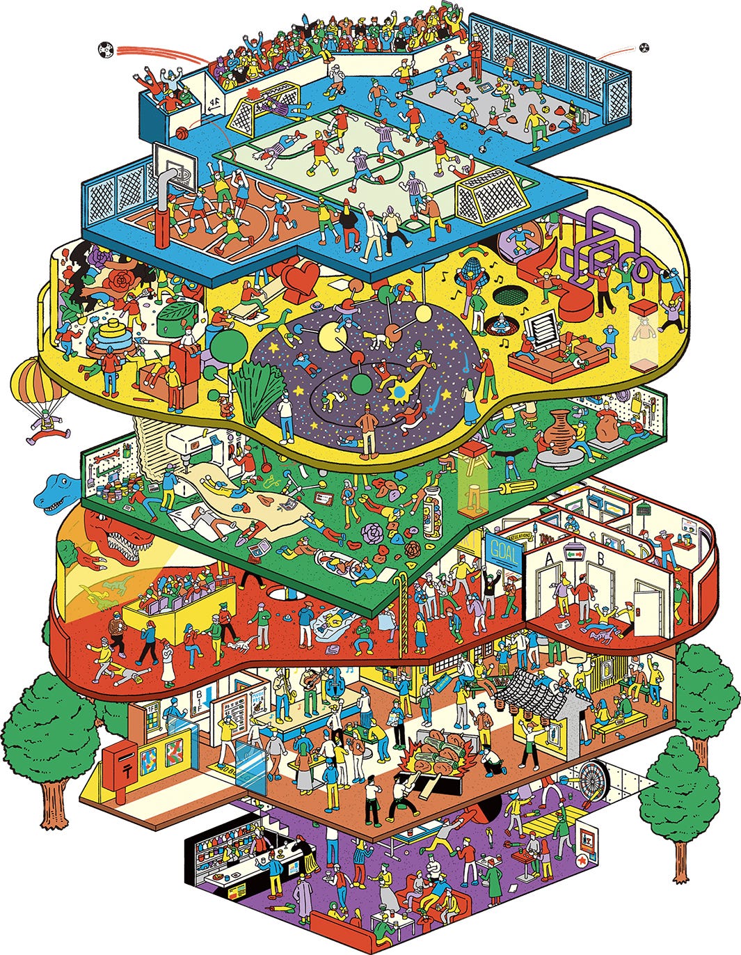 横浜駅直結エンタメ施設、名称は「アソビル」に 最新VRにスポーツ…体験コンテンツ詳細発表