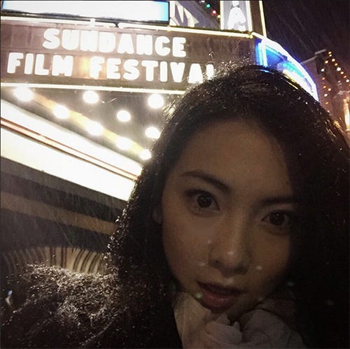 知英Instagramより