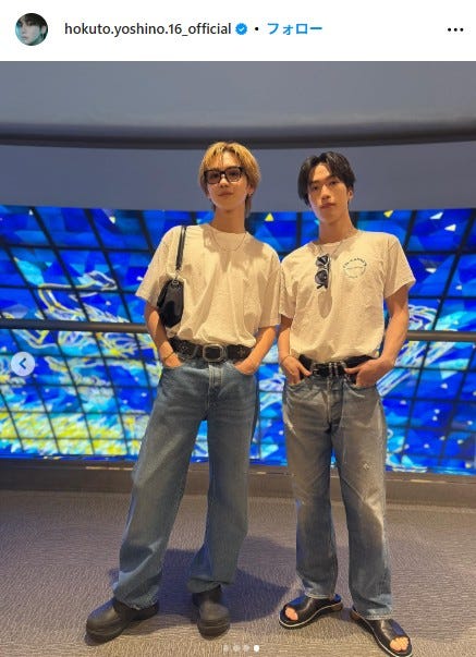 吉野北人 Instagramより