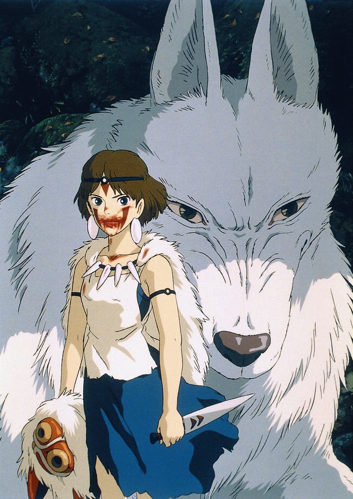 「もののけ姫」(C)1997 Hayao Miyazaki/Studio Ghibli, ND