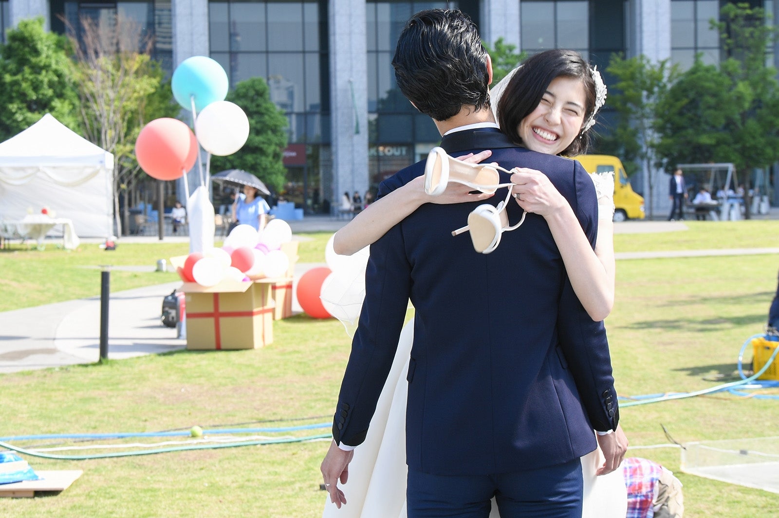 清原翔、佐久間由衣／新CMメイキングカット（提供画像）