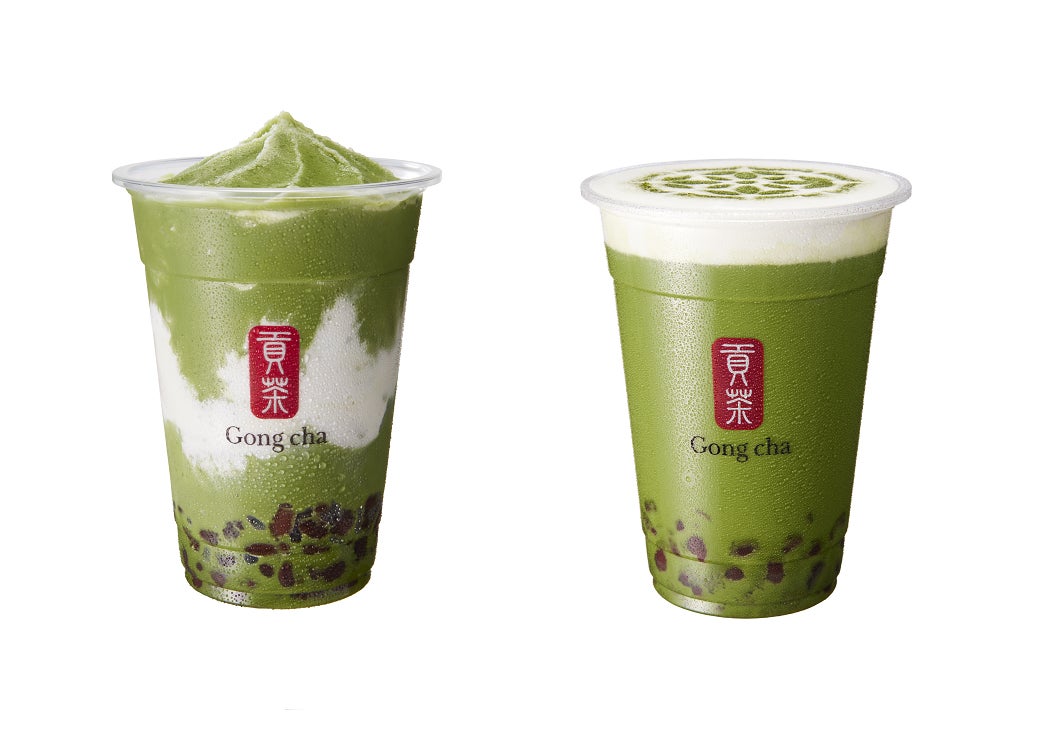 ゴンチャ「一番摘み抹茶 ミルクティー＆フローズン」青葉の香り豊かなドリンク2種