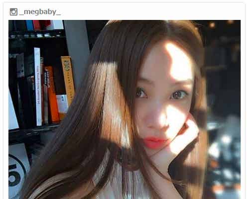 インスタアイドルMEGBABY、茶髪でイメージ一新「何色でも可愛い」「美人すぎる」反響殺到