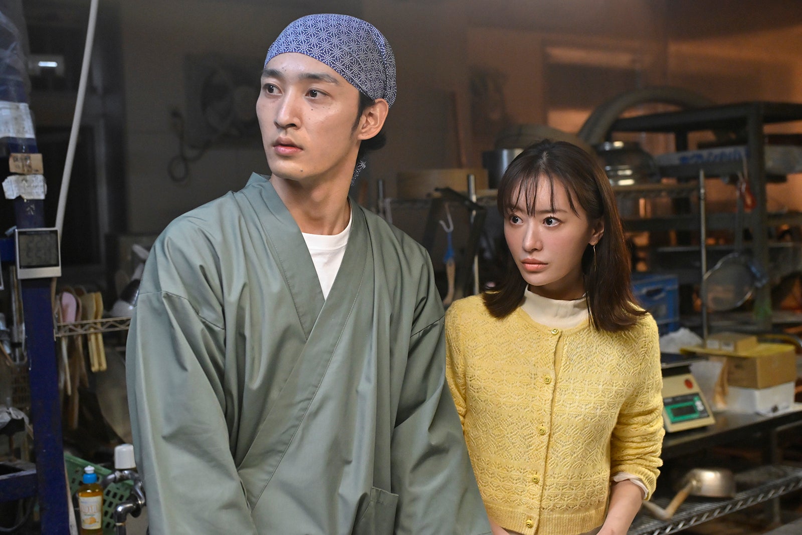 上杉柊平、松本まりか「ミス・ターゲット」第2話より（C）ABCテレビ