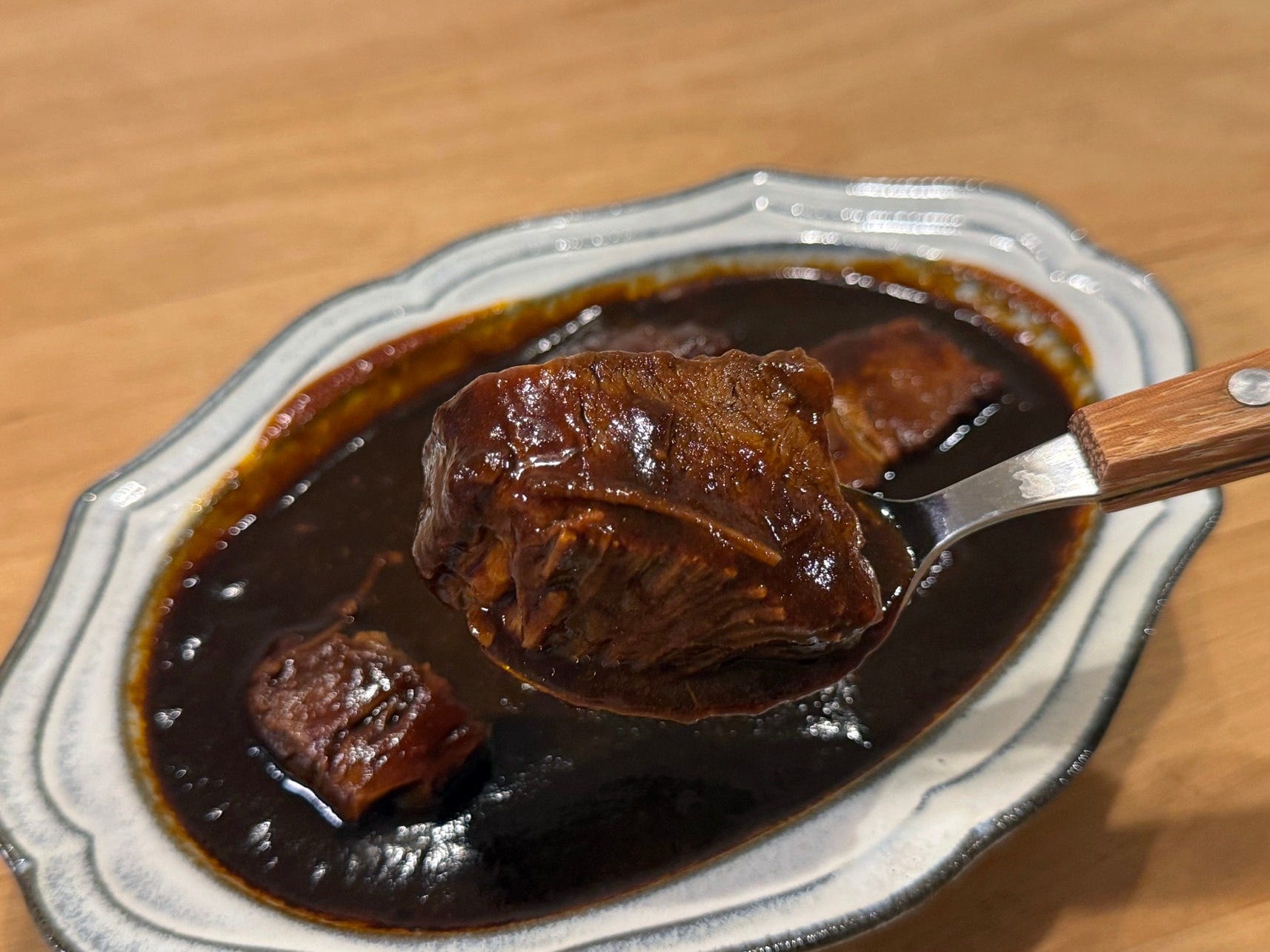 お肉のゴロゴロ感がすごい！