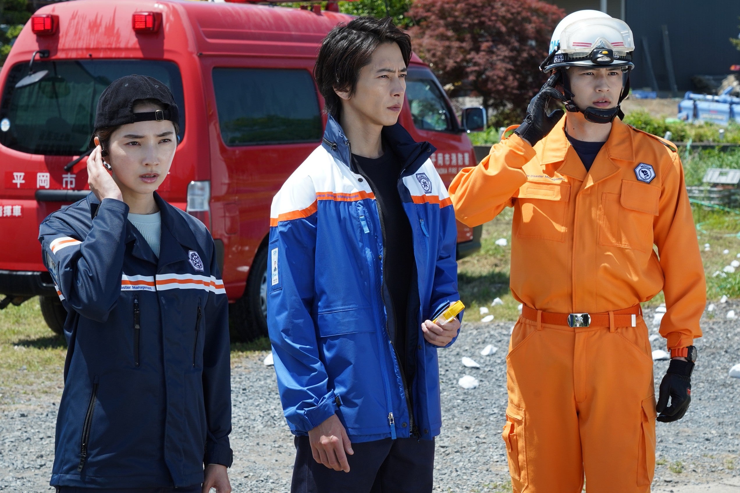 仁村紗和、山下智久、水上恒司「ブルーモーメント」第5話より（C）フジテレビ