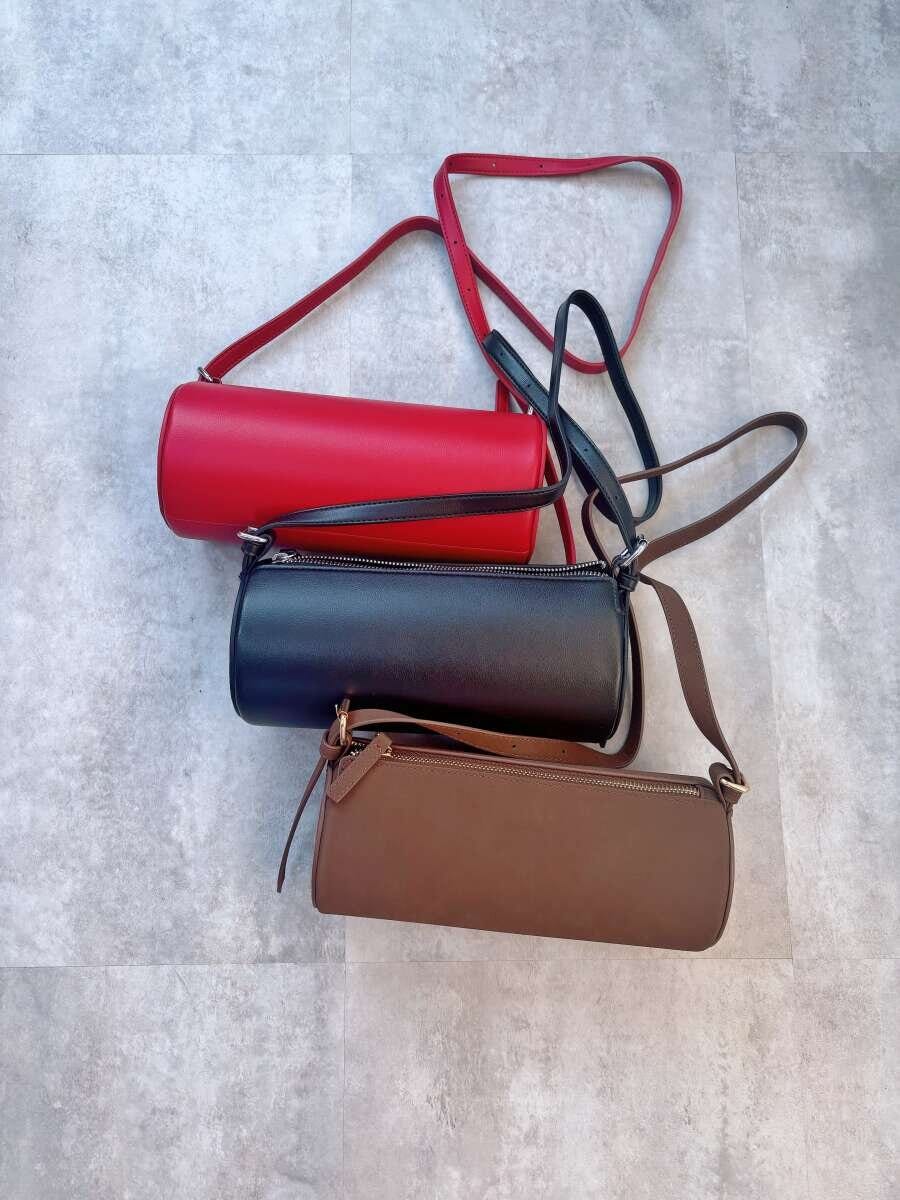 GUシリンダーバッグ　3色比較