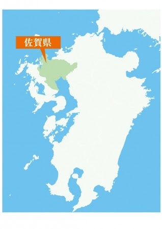 佐賀県地図／画像提供：佐賀県