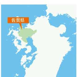 佐賀県地図/画像提供:佐賀県