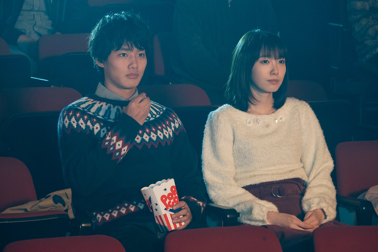 野村周平、飯豊まりえ／「電影少女」第3話より（C）「電影少女2018」製作委員会