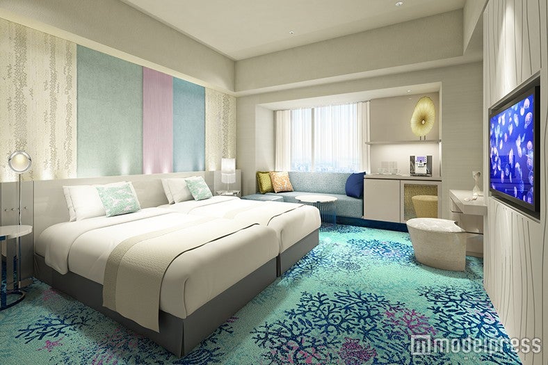 Ocean Twin 10室＜ハーバーサイドビュー＞／画像提供：ホテル ユニバーサル ポート