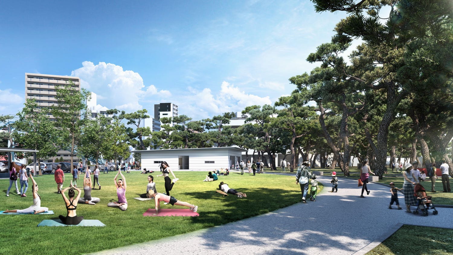 神戸の須磨海浜公園、一部園地&商業テナントを9月オープン スタバやムラスポなど5店舗