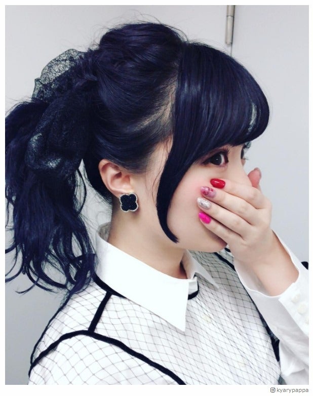 きゃりー、暗髪ポニーテール姿に「清楚で可愛い」「大人っぽい」と反響