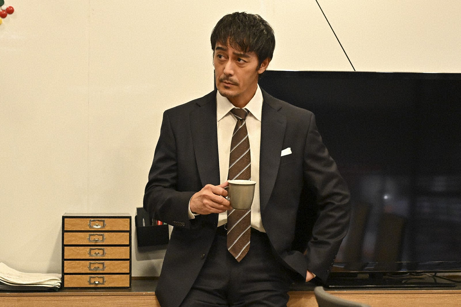 阿部寛「キャスター」第6話（C）TBS