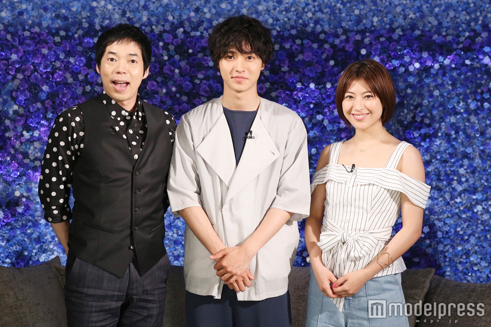 （左から）今田耕司、山崎賢人、瀧本美織／画像提供：日本テレビ