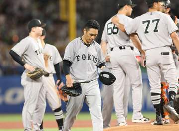 巨人・則本は三回途中4失点でKO 二回までに5点の援護も3イニング連続で失点 橋上監督代行が決断