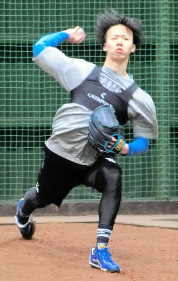 日本ハムのドラ1大川 2度目ブルペンを稲葉2軍監督称賛「手元の強さ感じた」「楽天の岸君のような柔らかさがある」