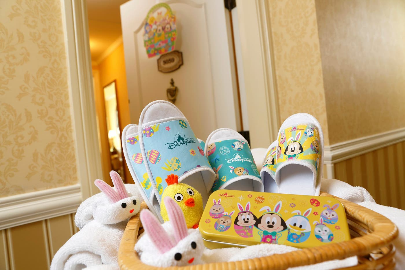 春をテーマにしたホテル無料アメニティ(C)Disney