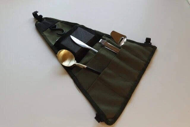 ダイソー　サイドオーガナイザー（ハンギングラック用、9ポケット）