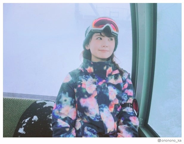 おのののか、“彼女感”漂うスノボウェア姿が可愛いと反響