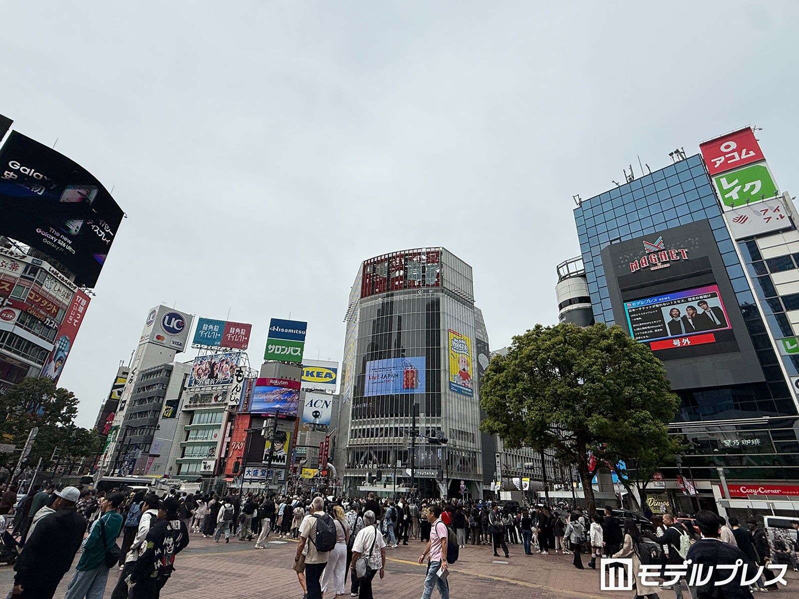 「モデルプレスNEWS」“号外”＠109フォーラムビジョン（C）モデルプレス