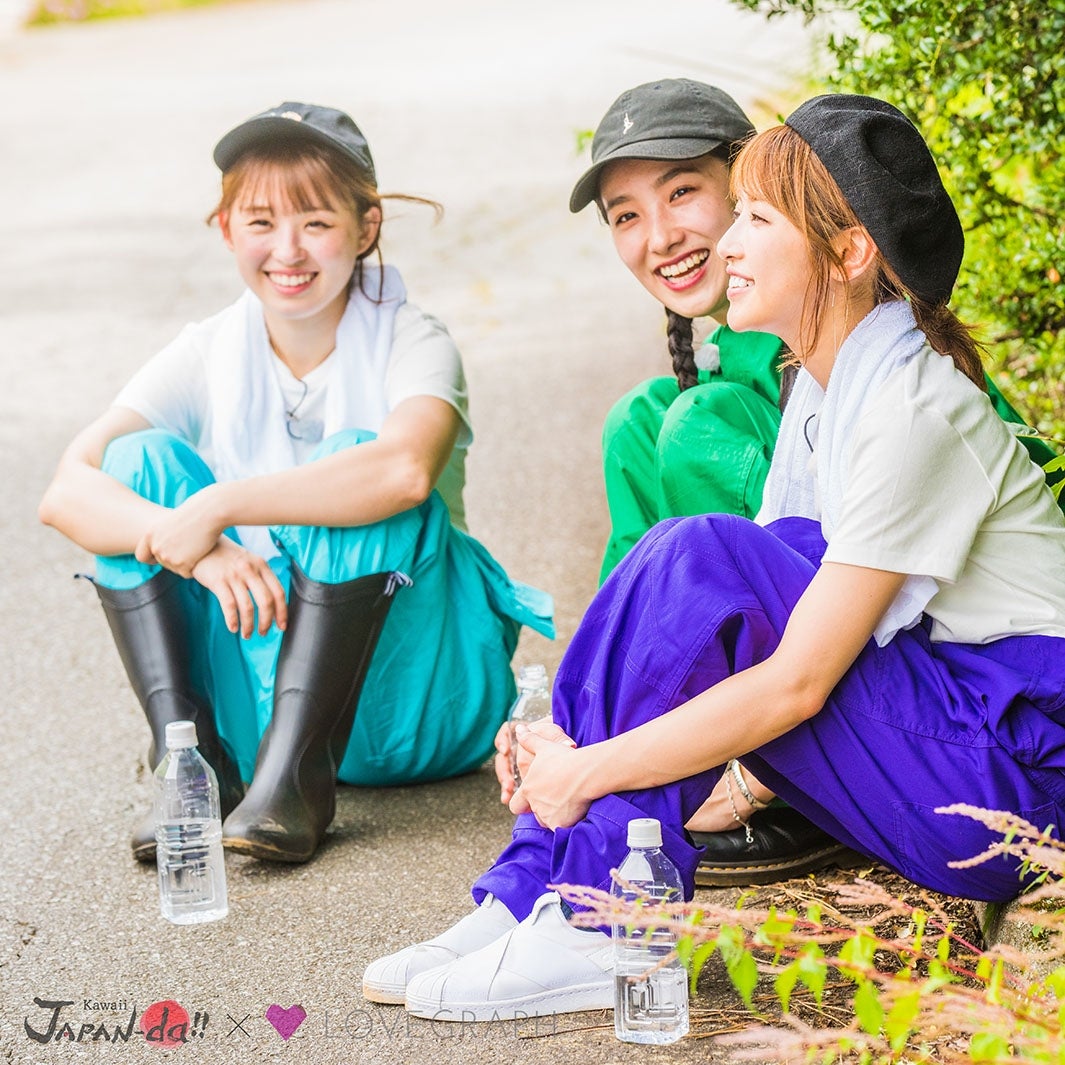 くみっきーたちが限界集落へ（写真提供：MBS）