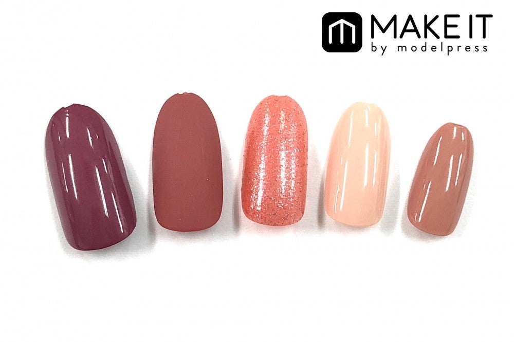 質感MIXが可愛いピンクワンカラー (C)メイクイット