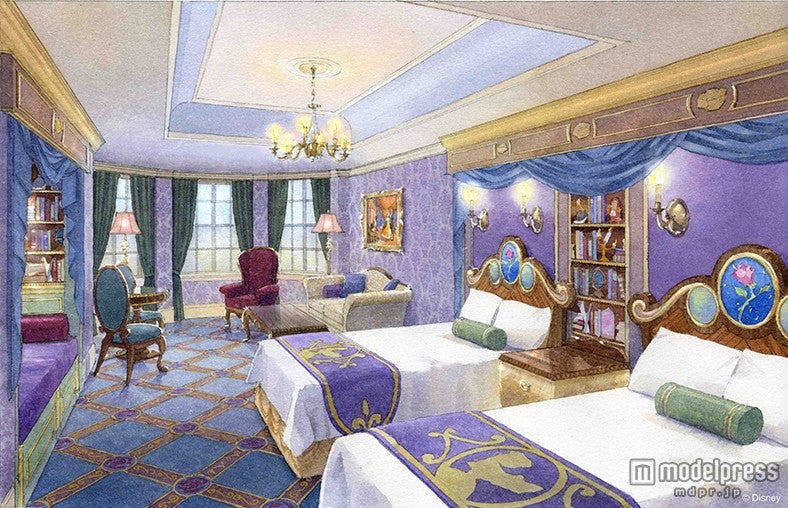 ディズニー美女と野獣ルーム（C）Disney