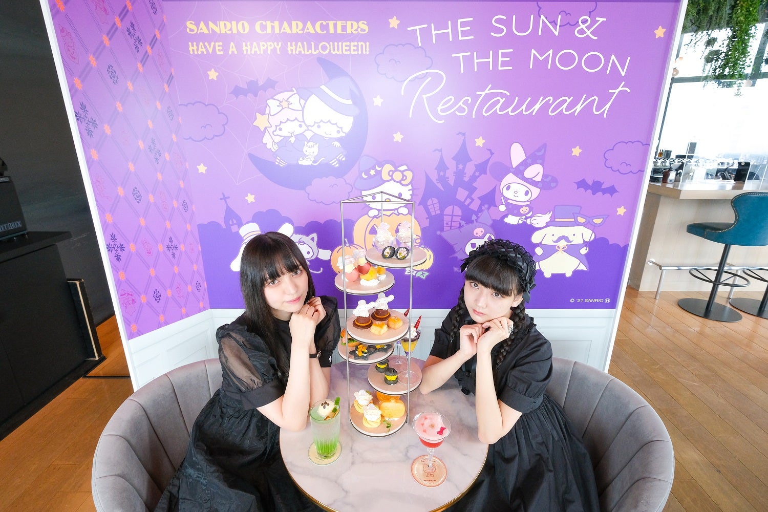 フォトスポット＆コラボメニュー（C）2021 SANRIO CO．，LTD．APPROVAL NO．SP610376