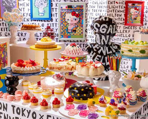 ヒルトン東京で「ハローキティ」スイーツビュッフェ初開催 “りんご3個分”アップルパイや顔型ムース