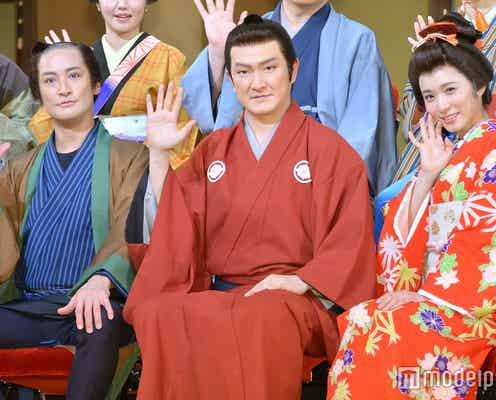 中村獅童&TOKIO松岡昌宏の共通点は“美脚” 松岡茉優も「優しい兄貴2人」と頼りに<江戸は燃えているか>