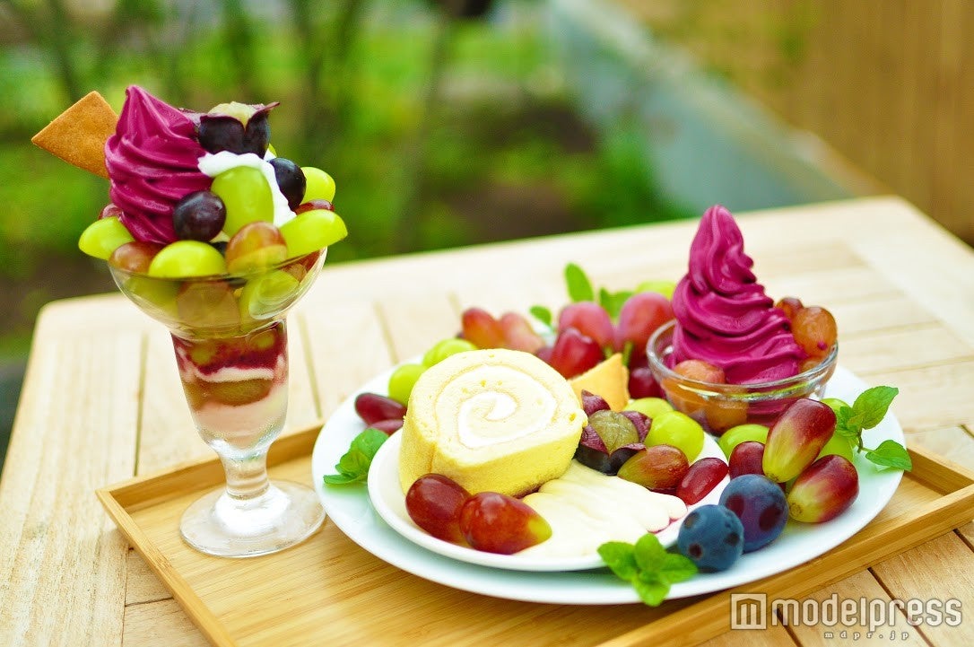 注文必至！季節のフルーツパフェ＆プレート（C）モデルプレス