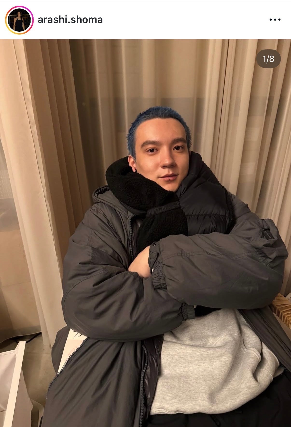 嵐翔真Instagramより