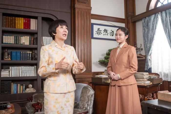 戸田恵子、今田美桜「あんぱん」第92話(C)NHK