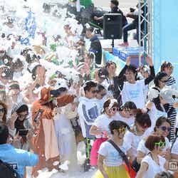 「バブルラン2015 in千葉」の様子/画像提供:バブルラン