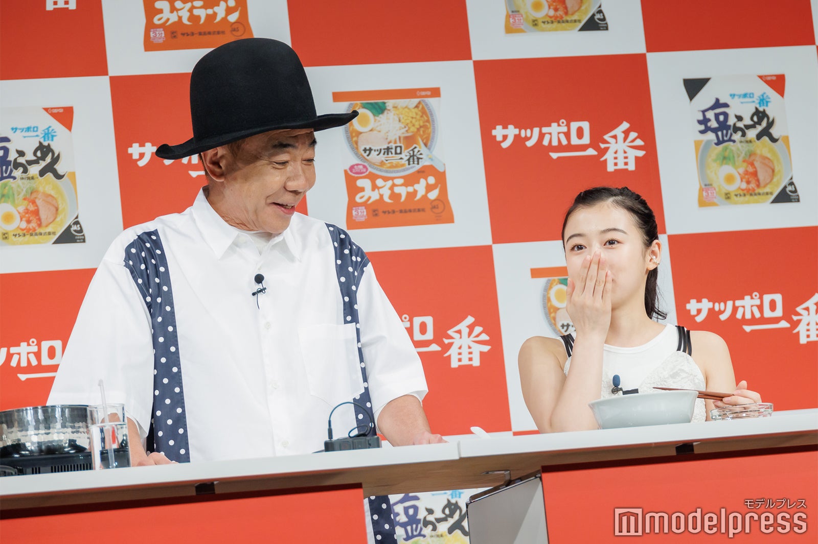 木梨憲武、森七菜（C）モデルプレス