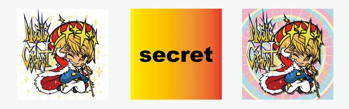 手越祐也1stミニアルバム「Music Connect」ステッカー(提供写真)