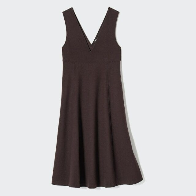 ユニクロ　ワンピース　ジャンパースカート