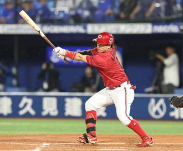 広島・勝田 球団大卒新人18年ぶりのシーズン50安打到達「目標を変えて達成できたのは良かった」
