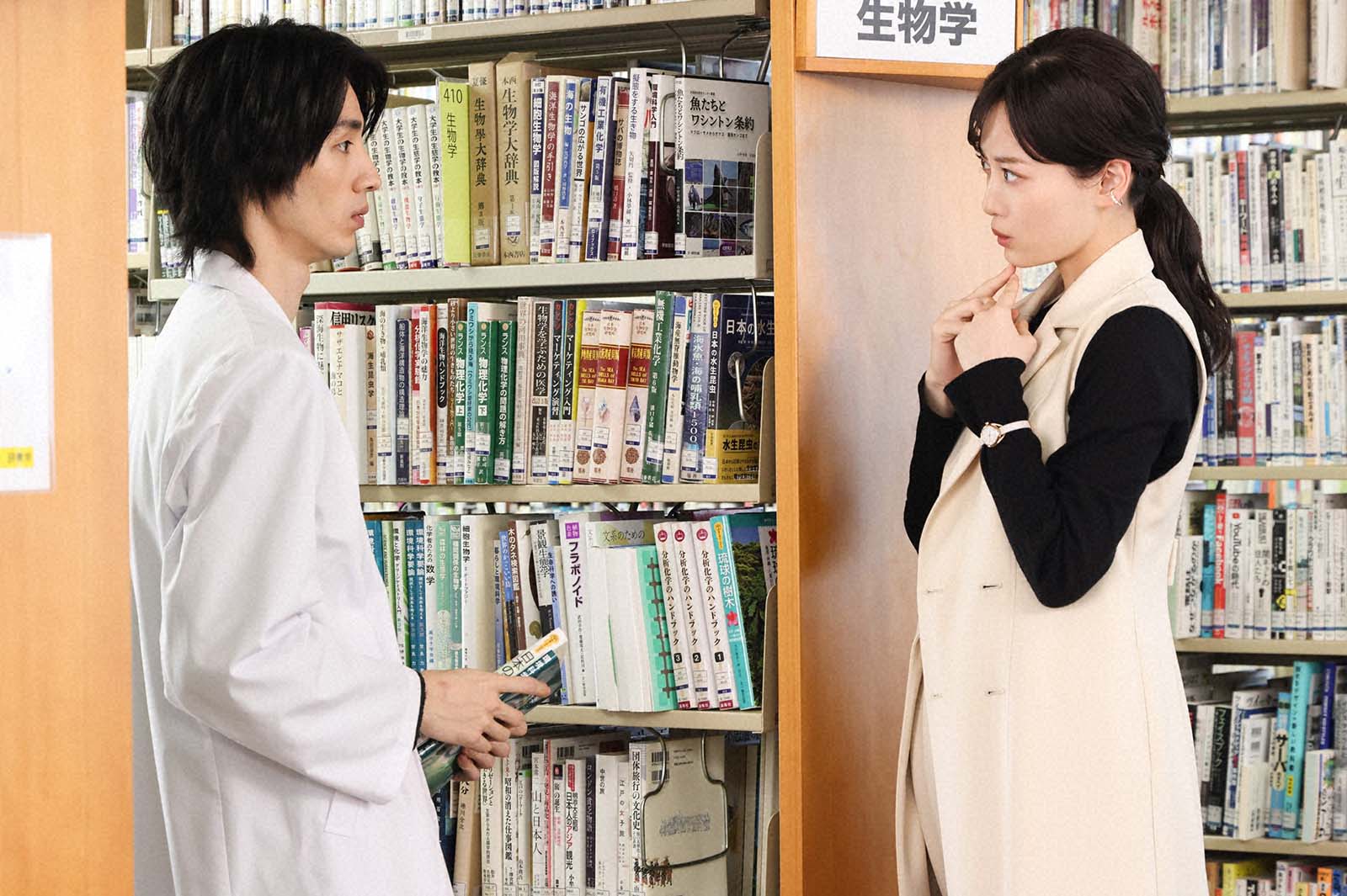 清水尋也、山下美月「Eye Love You」第5話より（C）TBS／撮影：高橋裕子