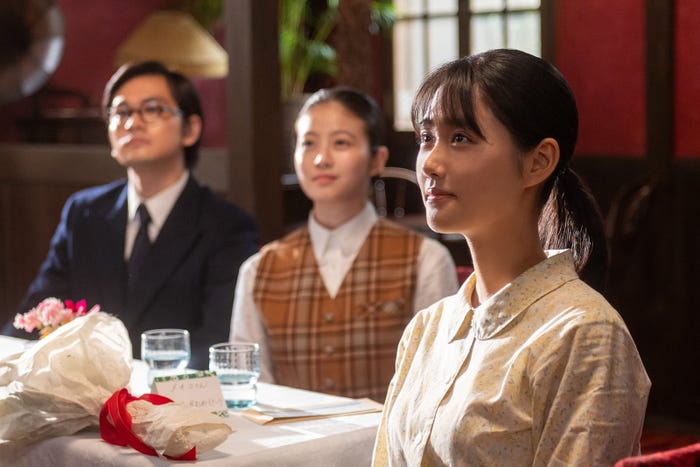 (左から)北村匠海、今田美桜、原菜乃華「あんぱん」特別編第1回(C)NHK