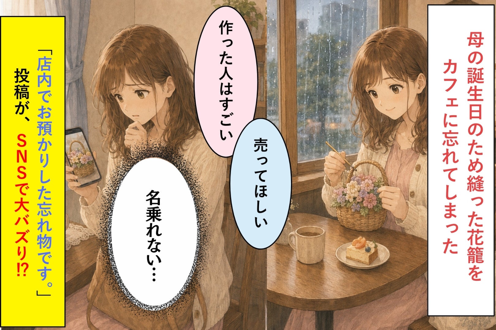 「これ、私が作りました」が言えない…編み物を忘れただけなのにSNSでバズった結果