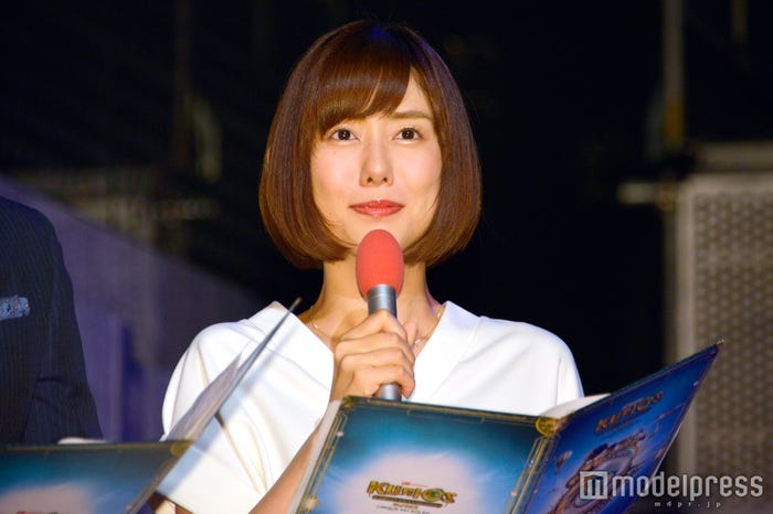 山崎夕貴アナウンサー (C)モデルプレス
